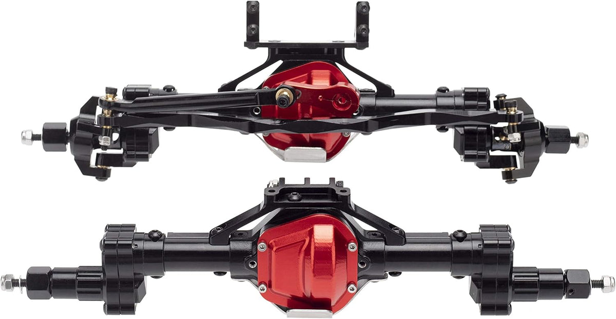 Metal Front and Rear Portal Axle Set for 1/10 RC Rock Crawler Car B31334