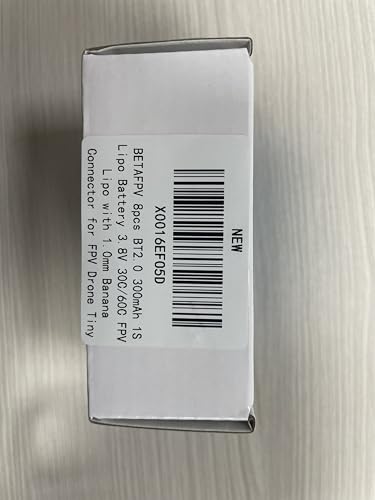 300mAh 1S Battery 3.8V 30C/60C Lipo with 1.0mm Banana Connector L1679