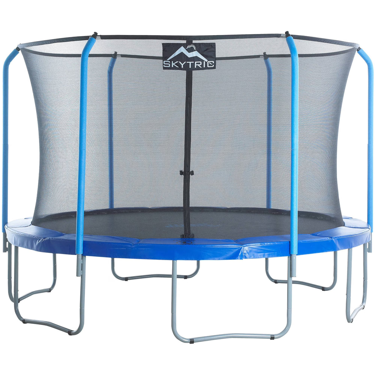 Blue 11-Foot Trampoline with Safety Enclosure O51606