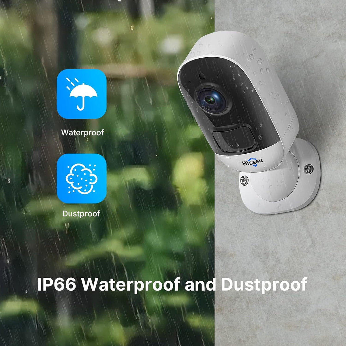 2k Outdoor Security Camera System, 2-Cam Wire-Free, 4 Channel, Night Vision R678548