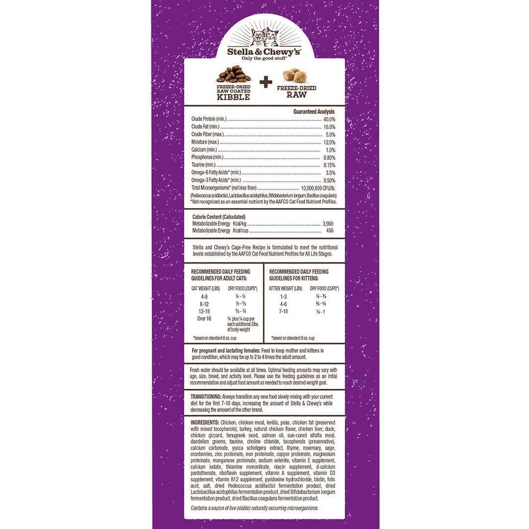 Cage-Free Recipe Dry Cat Food B780207