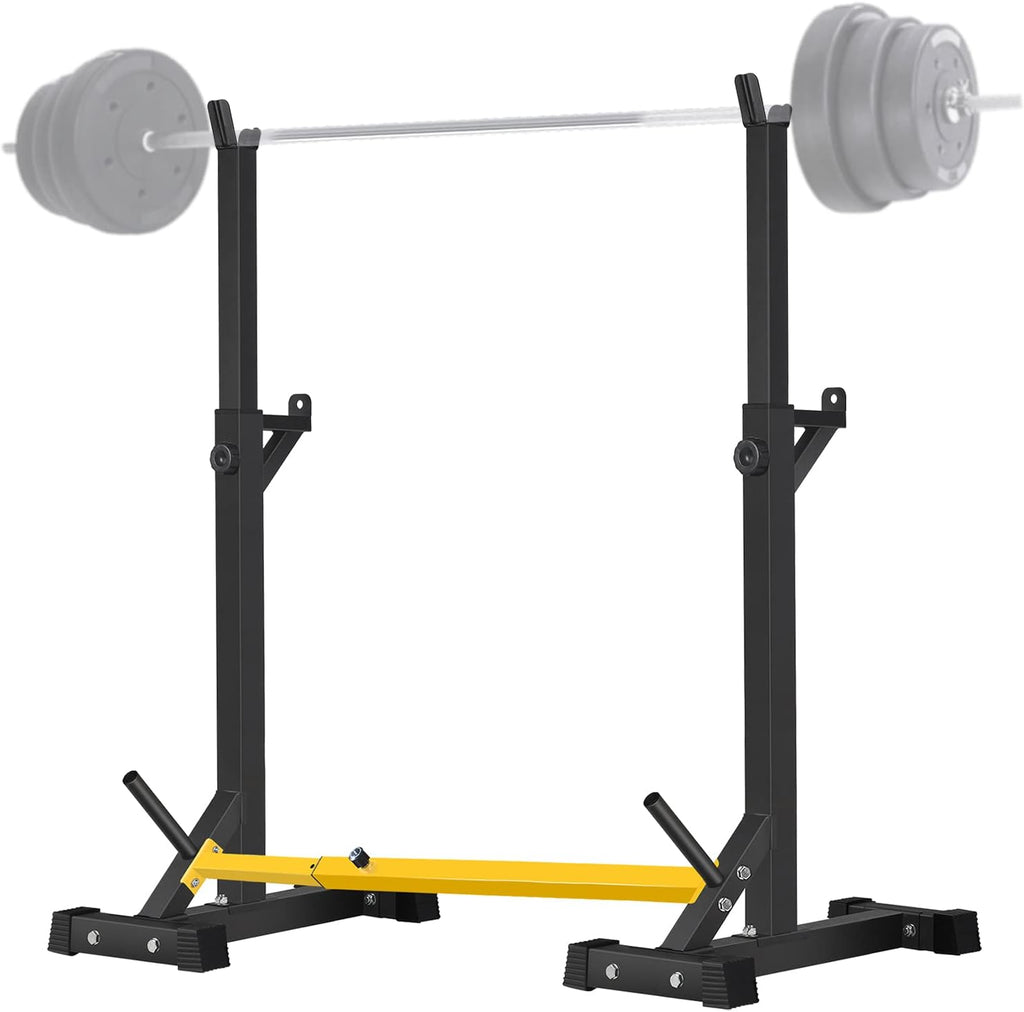 Adjustable Squat Rack Stand Barbell Rack Weight Lifting Gym Dumbbell Racks Home Gym Bench Press Rack 600Lbs H4253