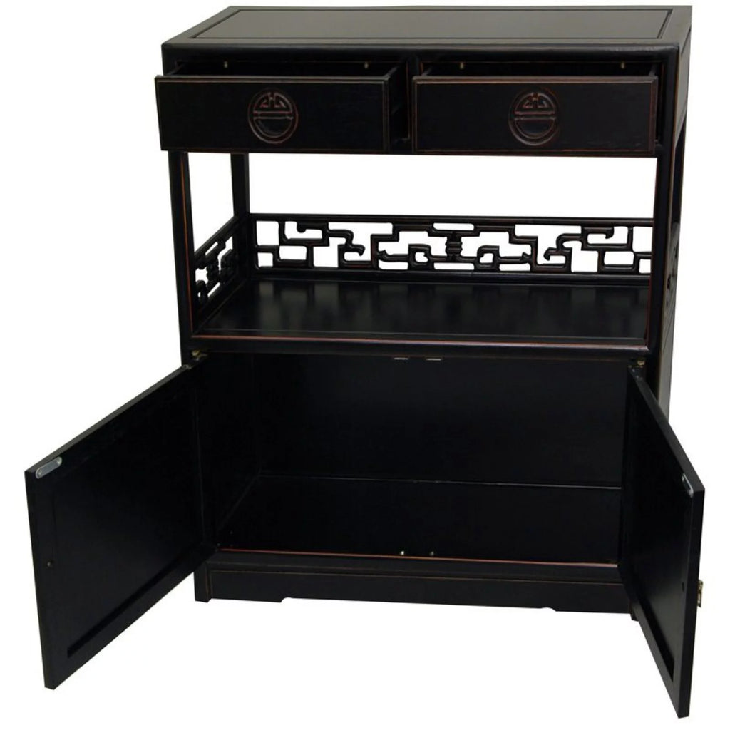 Rosewood Display Cabinet T523