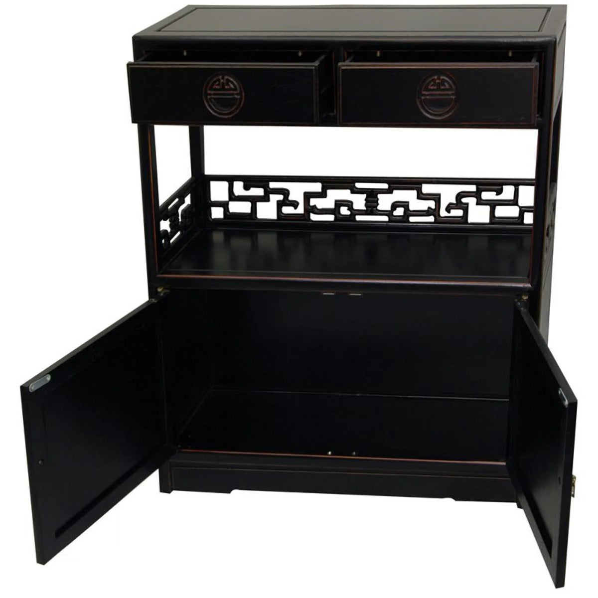 Rosewood Display Cabinet T523