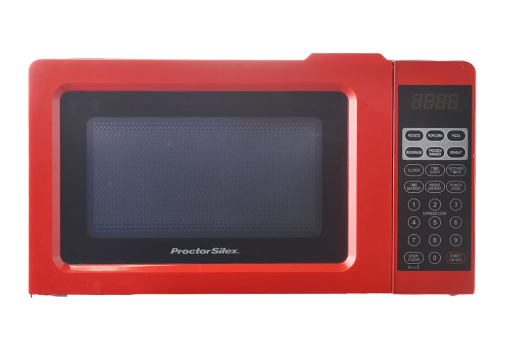 Red Digital Microwave Oven V8838