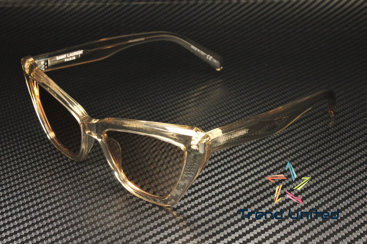 Cat Eye Nude Shiny Brown 54 mm Sunglasses H514