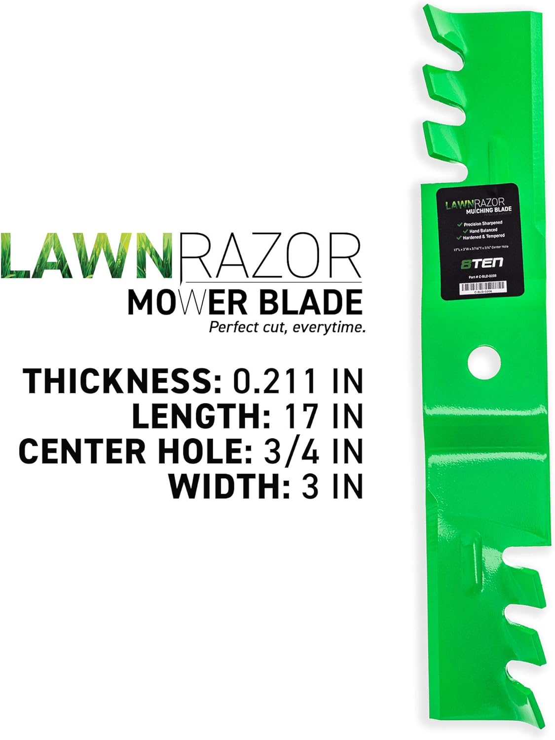 3 Pack 48 inch Mulching Blade D15676