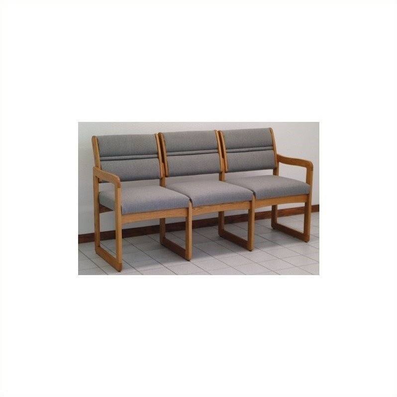 Powder Blue Three Seat Sofa E41766