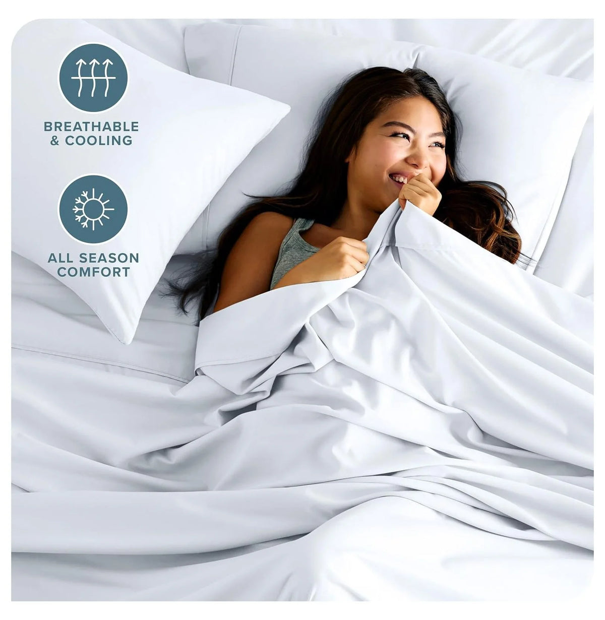 Queen 4 Piece Microfiber Bed Sheet Set with Pillowcases Q820167