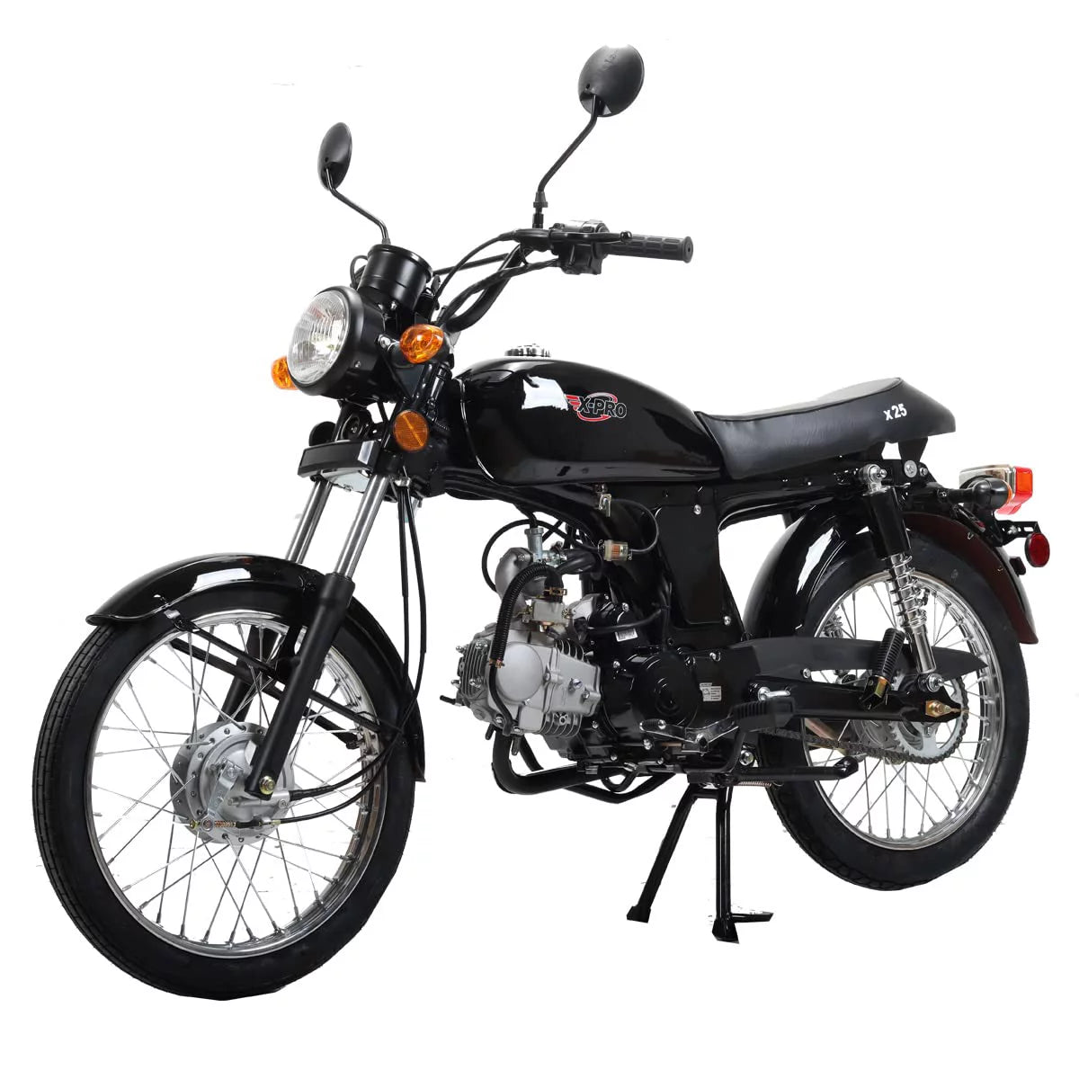 125cc Cafe Cruiser Racer Gas Motorcycle Bike O758628