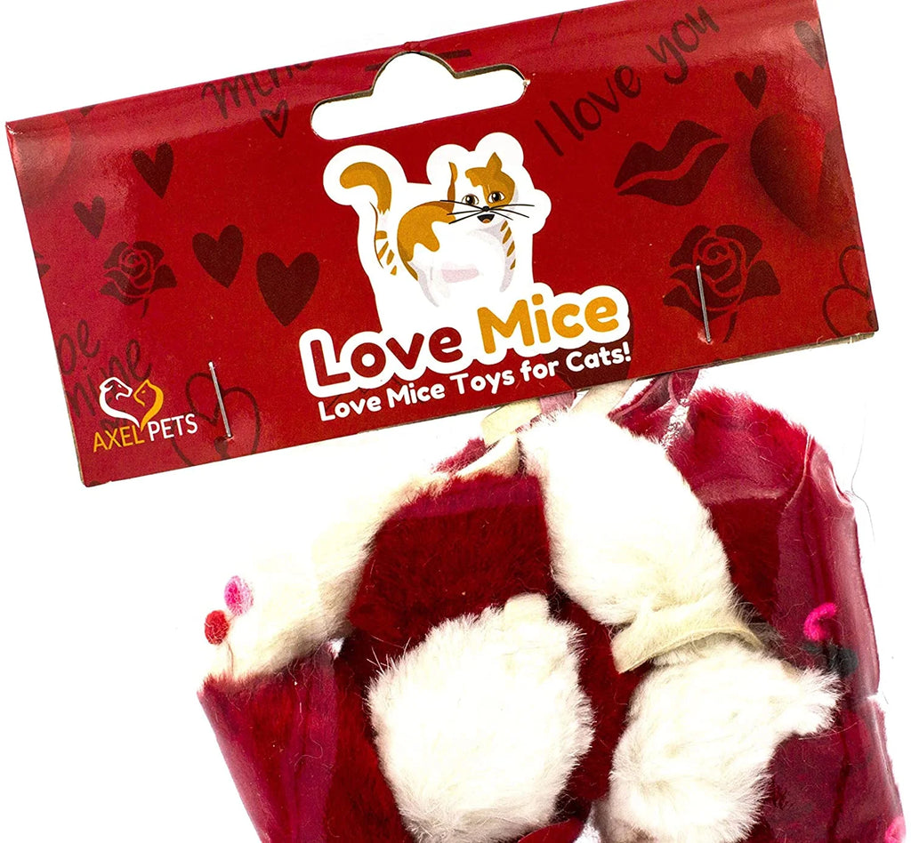 20 Catnip Cat Mice Toys with Rattle Sound Y7005