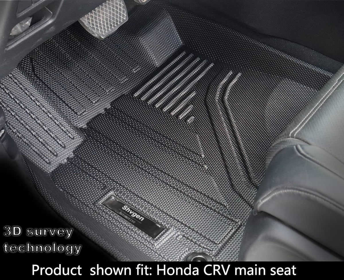 Black TPE Rubber Car Floor Mats and Cargo Trunk Liner Set B390