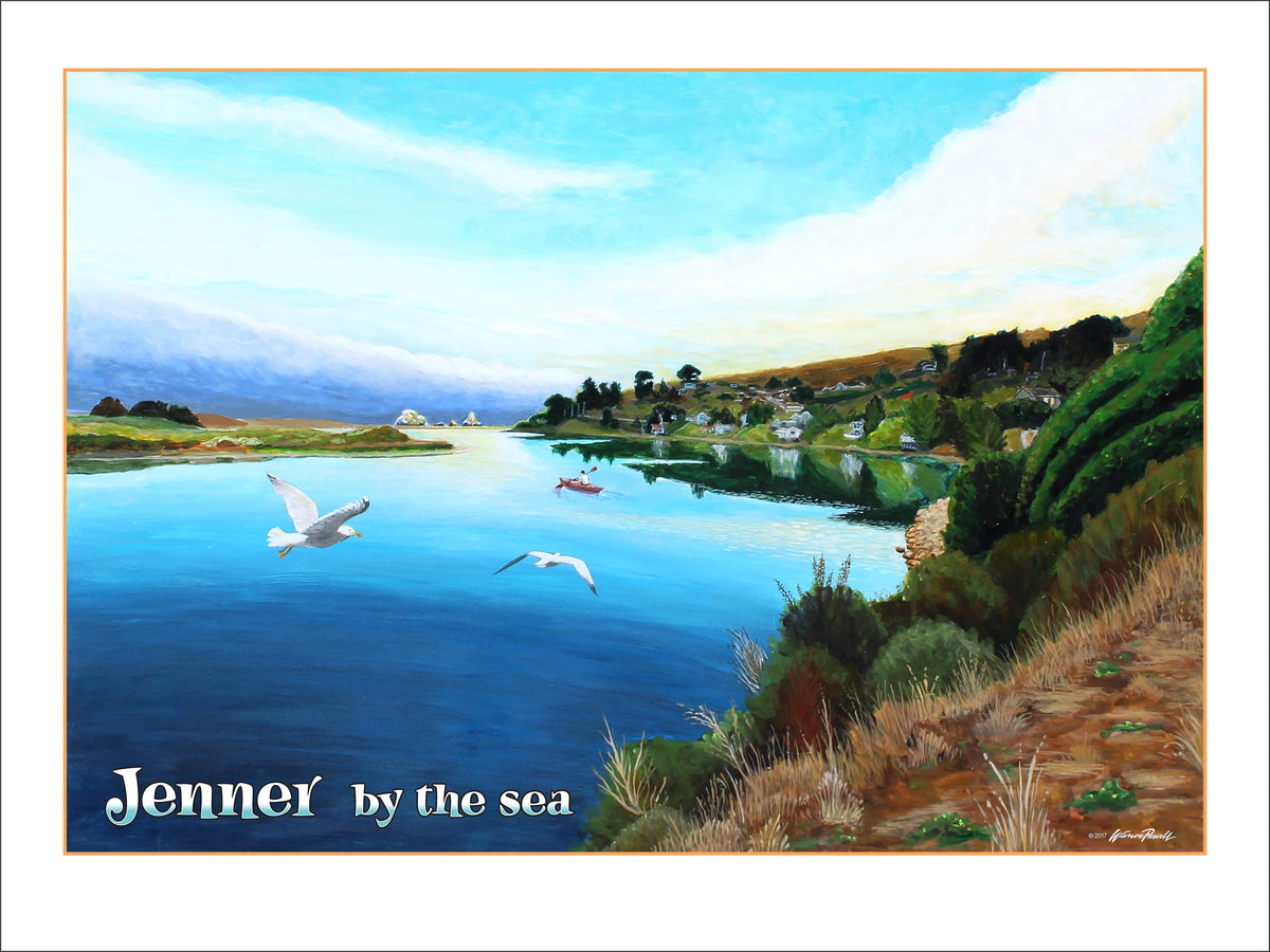 18x24 Art Print Poster of Jenner by the Sea P32822