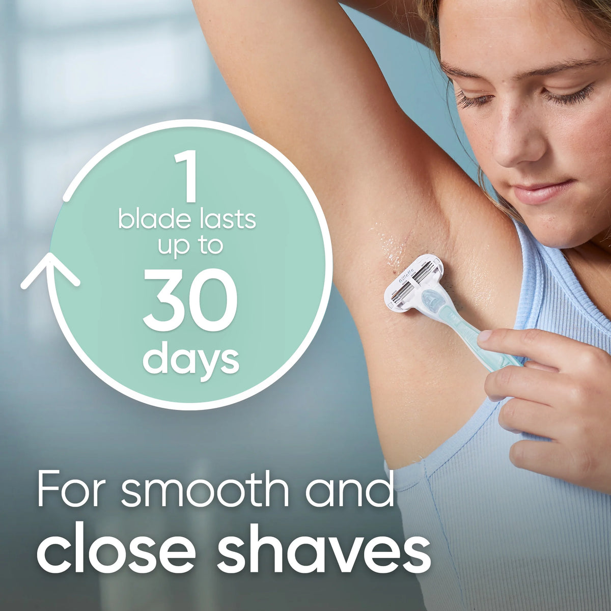 Sensitive Women's Razor Blade Refills, 4 Count T536373