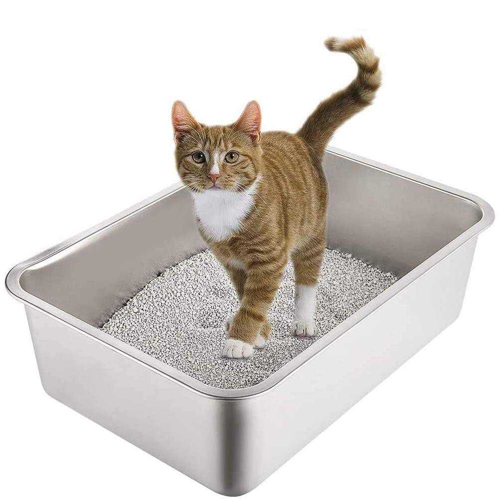 Stainless Steel Cat and Rabbit Litter Box Z330821