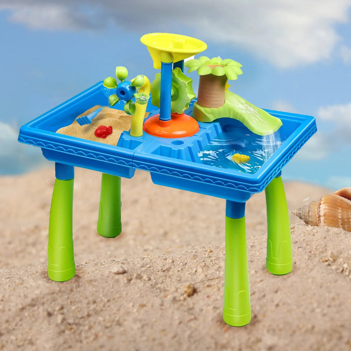 Water Tables for Toddlers Outdoor Sand Toys 38Pcs Set D580
