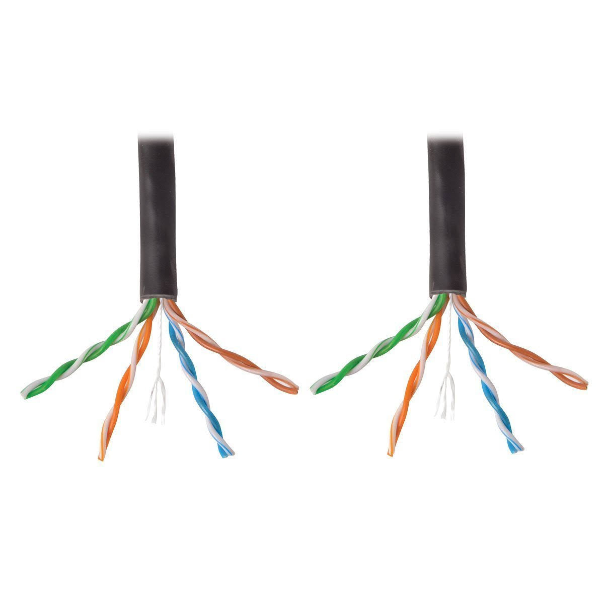 1000ft Cat6 Gigabit Bulk Cable Solid Core CMR PVC Yellow X404837