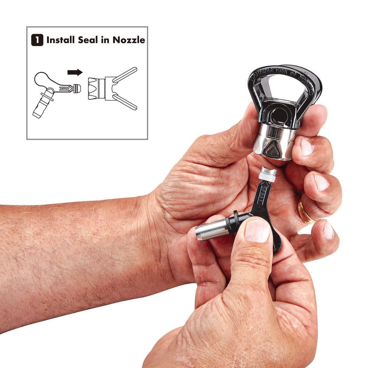 Reversible Airless Paint Spray Tip T480