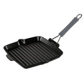 Square 24cm Black Grill Pan E43887