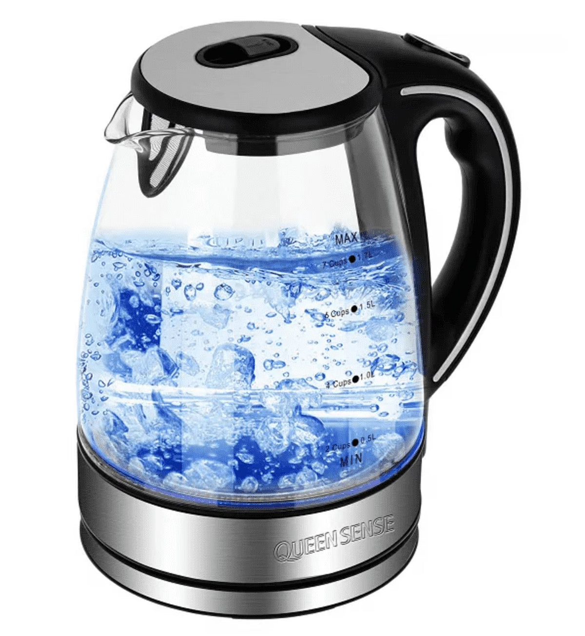 1.7L 360° Rotational Base Electric Glass Kettle Z43263