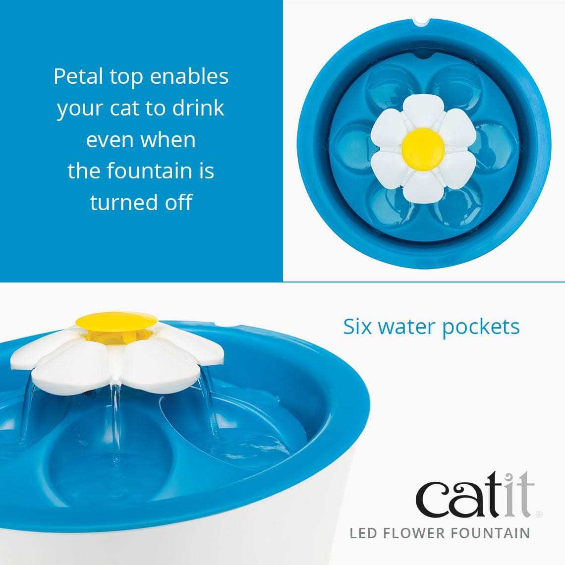 Flower Fountain with LED Nightlight N47089
