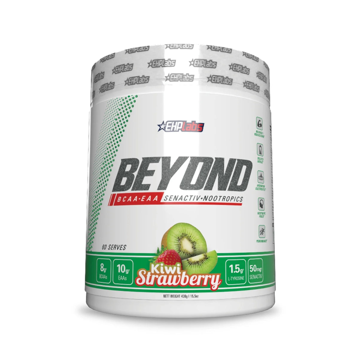 BCAA Powder Amino Acids Supplement 60 Servings Raspberry J9549