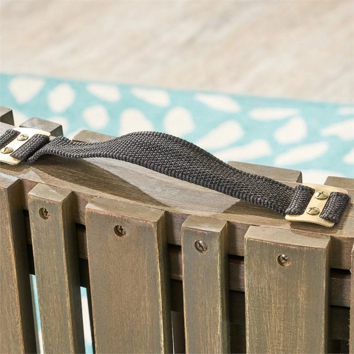 Acacia Wood Foldable Chaise Lounge M732