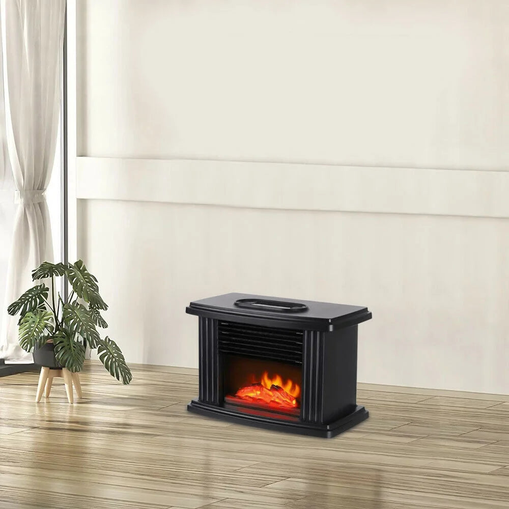 1000W Mini Electric Fireplace Stove Heater H74410