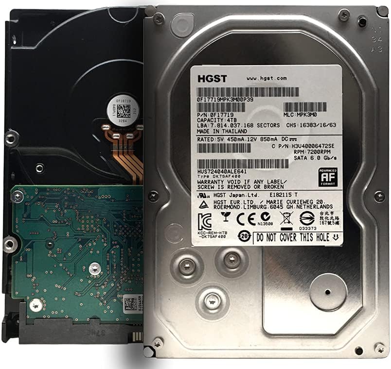 4TB 7200RPM 64MB Cache SATA 6Gb/s 3.5-inch Enterprise Hard Drive (Renewed) Pack of 2 D2293