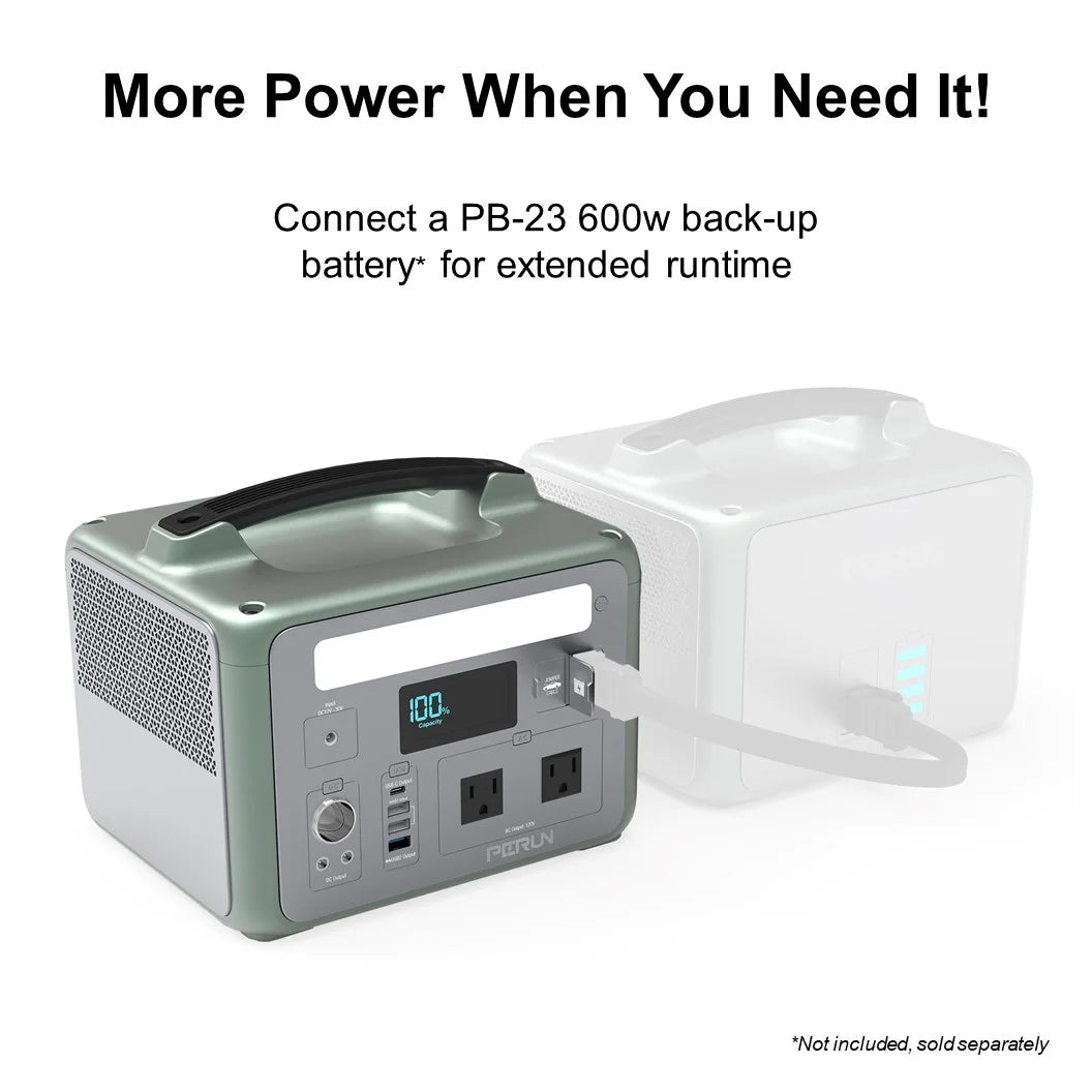 1200 Peak Starting Watts 600W Continuous Portable Power Station I809