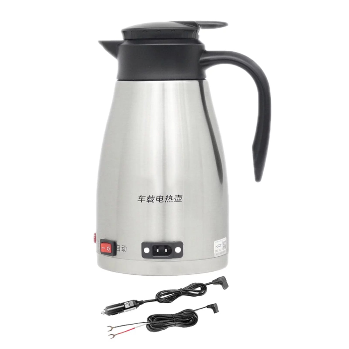 12V Stainless Steel Car Electric Kettle 1300ml H35855