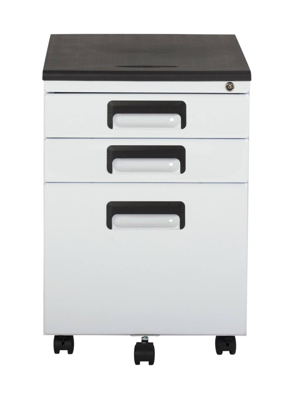 3 Drawer Metal Rolling File Cabinet with Locking Drawers M59868