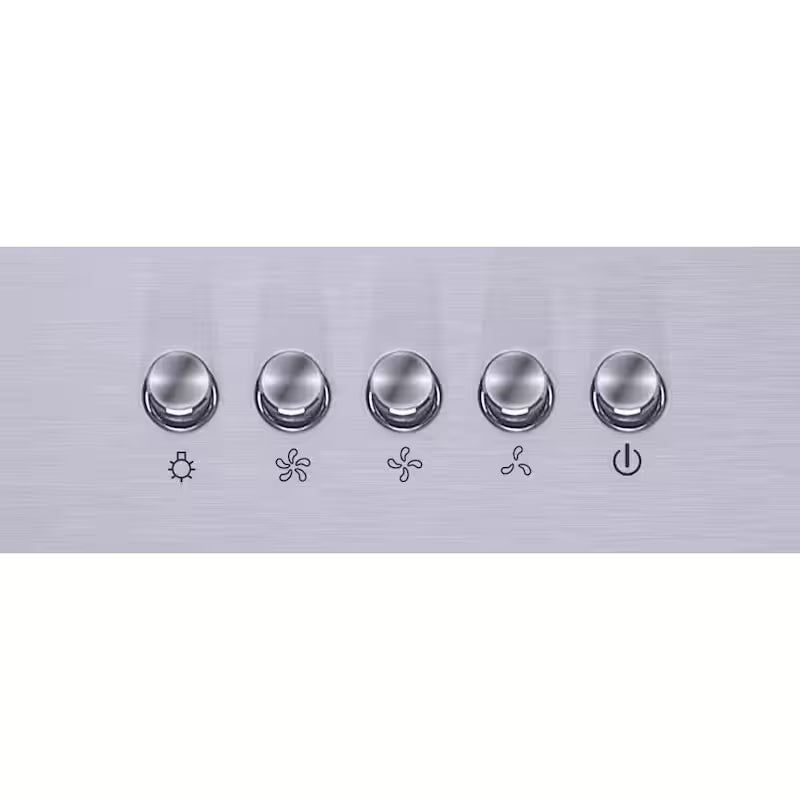 30 in. 350CFM Convertible Pyramid Wall Mount Range Hood in Stainless Steel Q41853