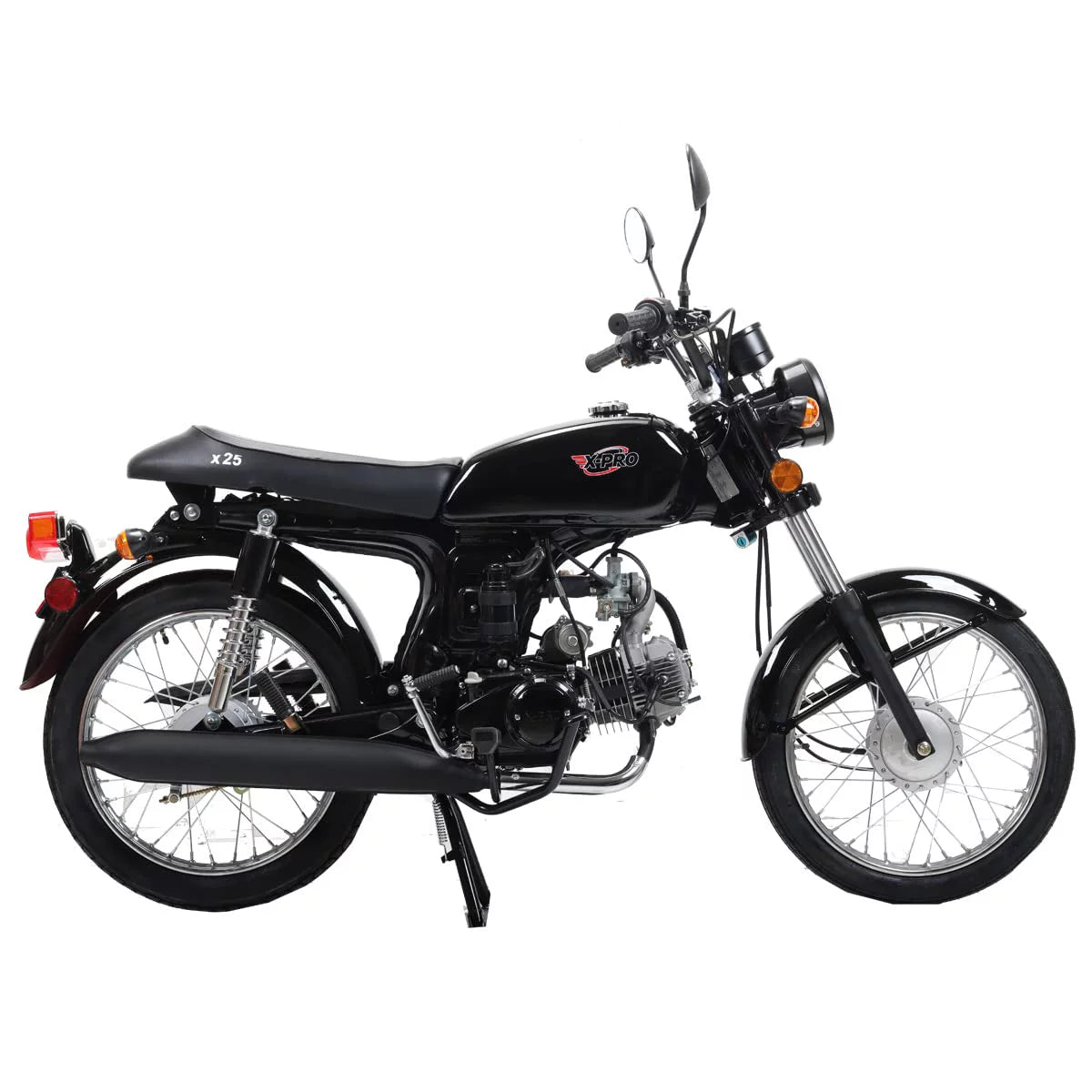 125cc Cafe Cruiser Racer Gas Motorcycle Bike O758628