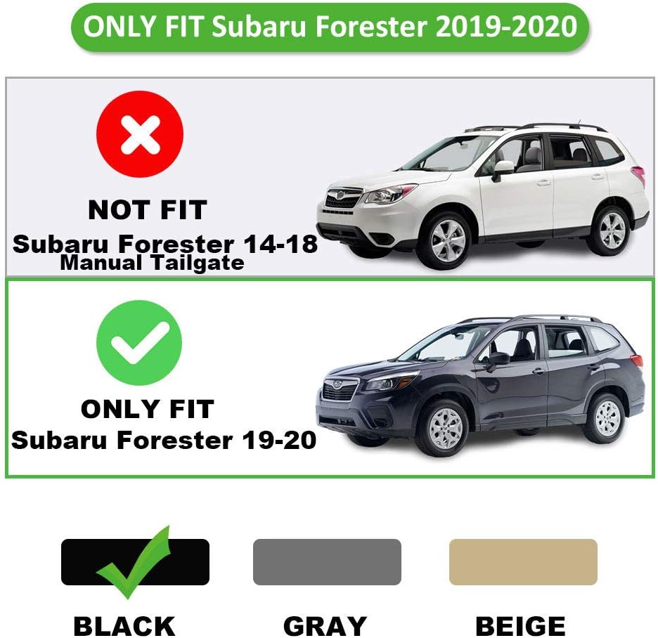 Cargo Cover with Extra Storage Net for Subaru Forester 2019 2020 2021 2022 U558521