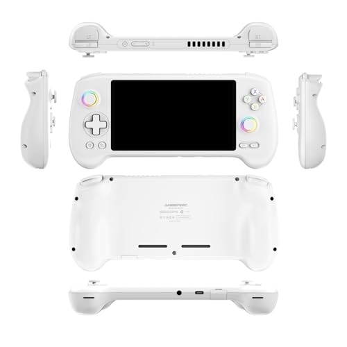 Handheld Retro Gaming Console 5.48” AMOLED Display Android 14 8K TV Output Portable Video Game Console White 512G K803