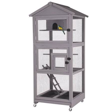 Gray Aviary Bird Cage Y804