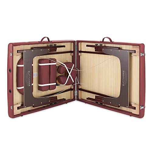 Lightweight Bi-Fold Memory Foam Massage Table with Carrying Case V532286