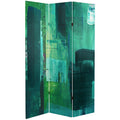 6 ft. Tall Double Sided Undersea Canvas Room Divider Z72705