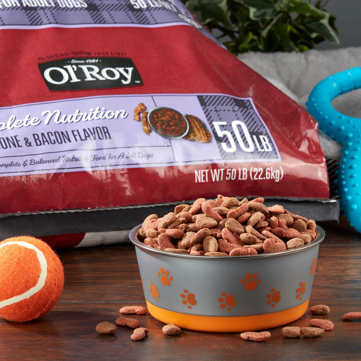 Dry Dog Food, 46 lbs N619