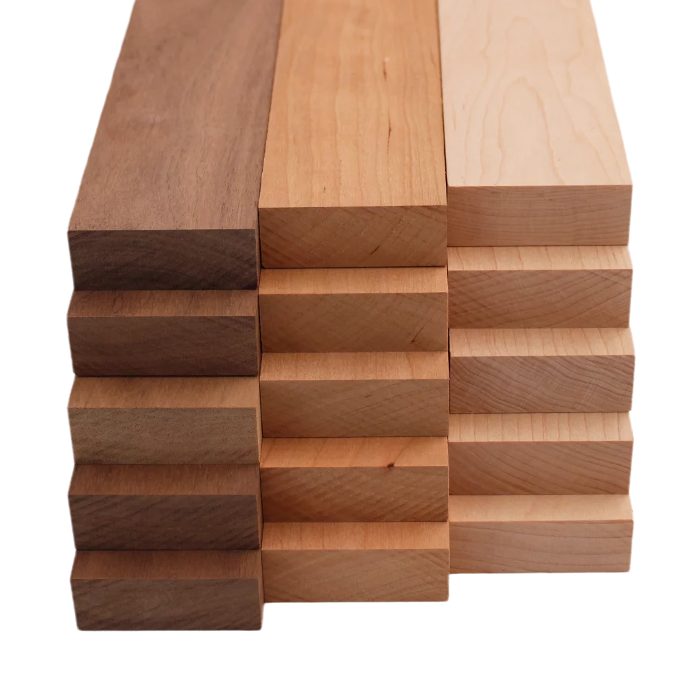 Walnut Maple Cherry Boards 3/4" x 2" 15 Pcs O4287