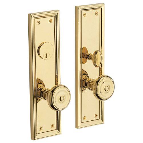 Satin Chrome Single Cylinder Mortise Handleset Trim Set K994733