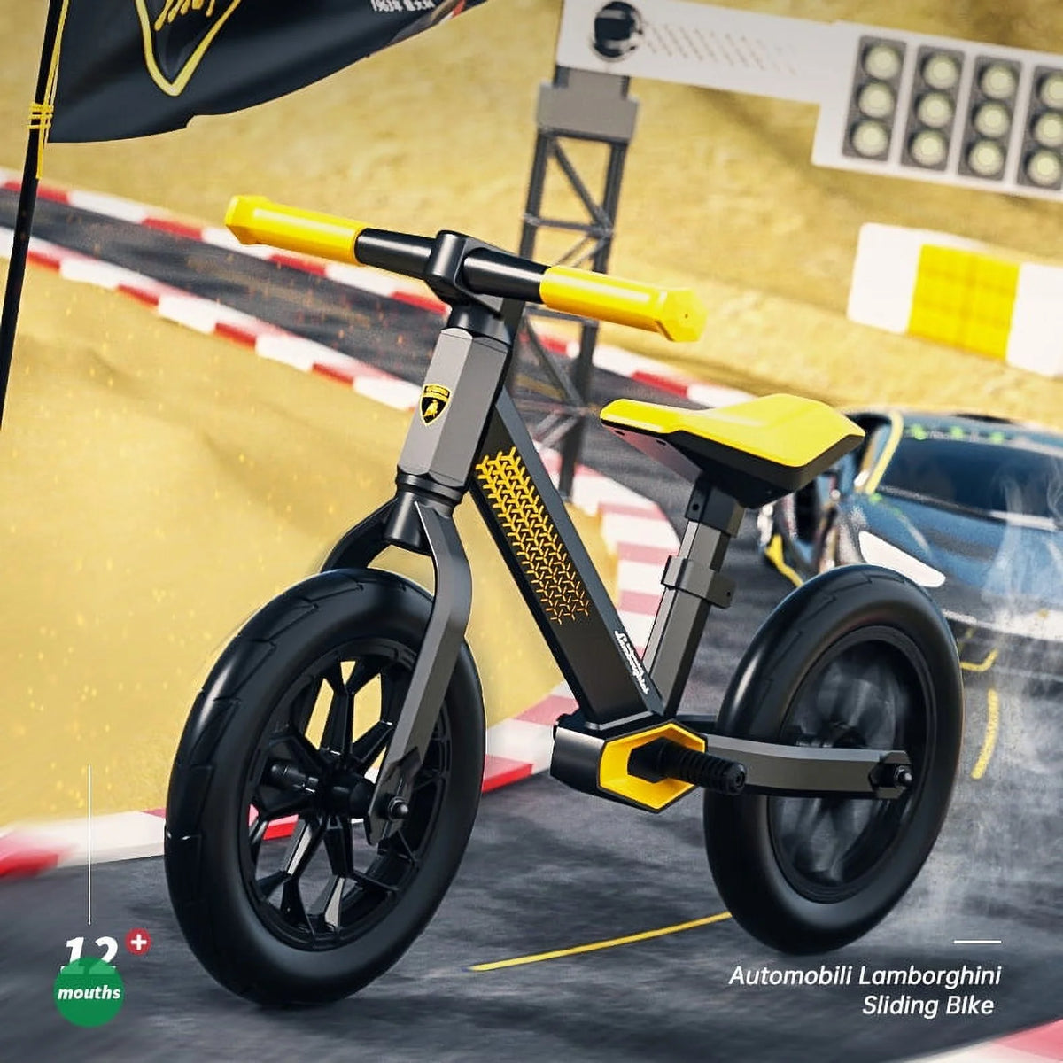 Green Kids Balance Bike I6652