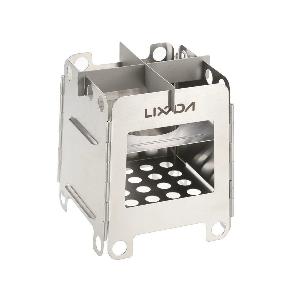 Stainless Steel Portable Folding Wood Stove I757943