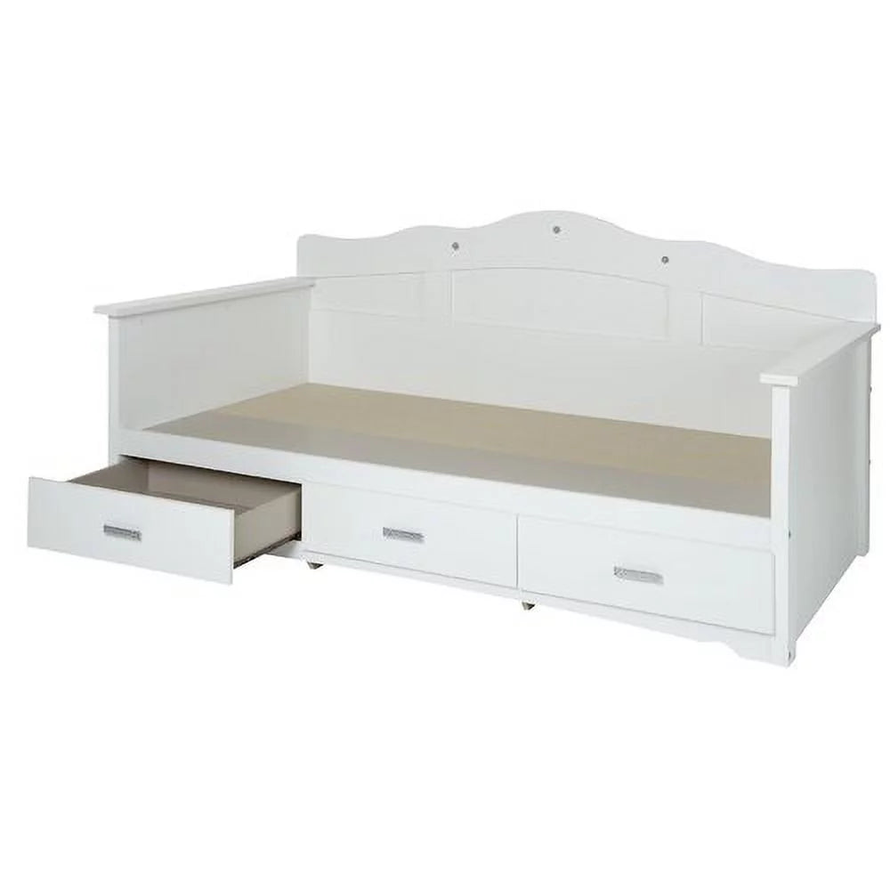White Twin Daybed with Storage U322