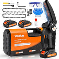 6inch Cordless Electric Chainsaw with 2 Batteries L105