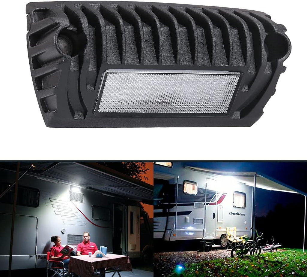 2 Pack 12V LED RV Ceiling Dome Lights with Touch Dimmer, Natural White 4000K F27058