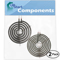 2-Pack 8 inch 6 Turns & 6 inch 5 Turns Surface Burner Elements E8425