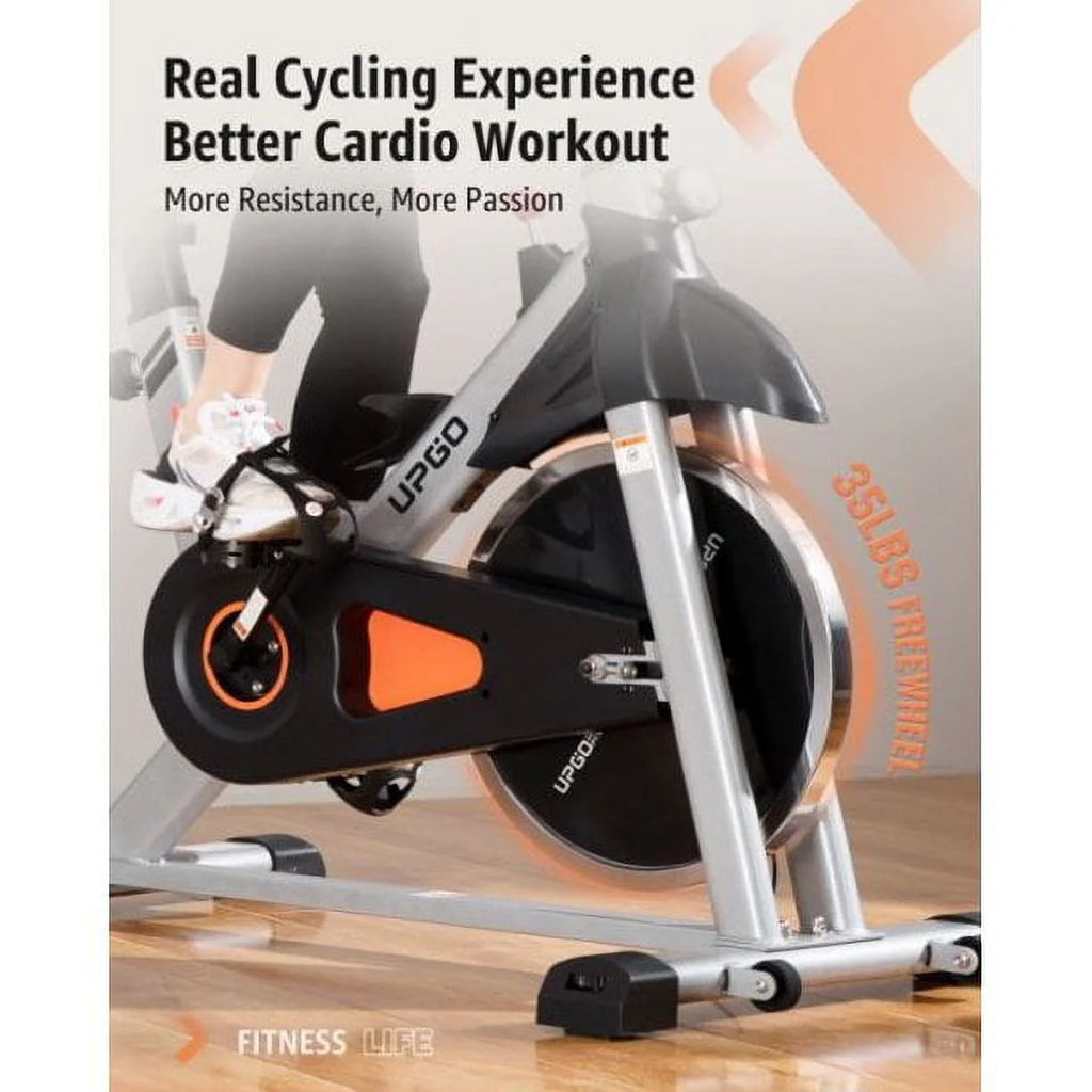 Indoor Cycling Bike Stationary Bike 270lb Max Weight P158
