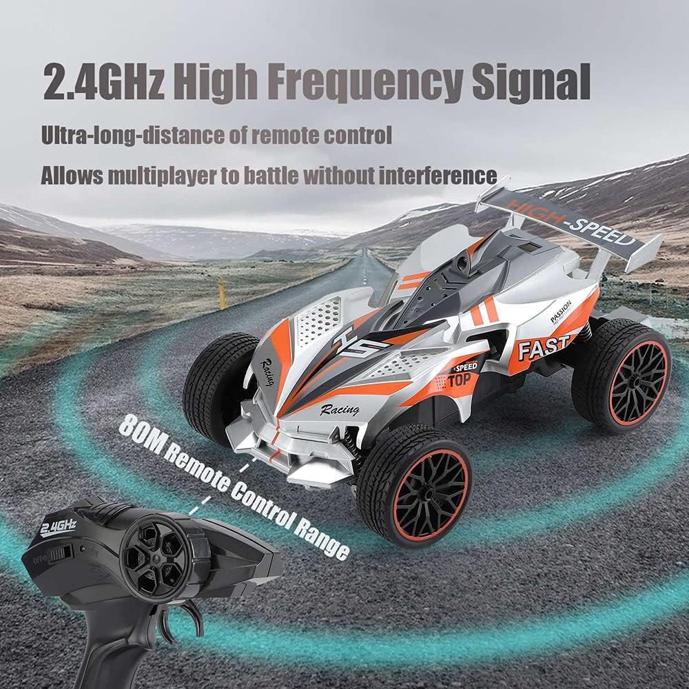 Remote Control Car with Colorful Led Lights and Rechargeable Battery A6108
